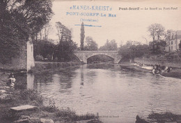 56 PONT-SCORFF      Le Scorff Au Pont-Neuf    " MANER-KREIST " -Le Mas.   TB PLAN   RARE - Pont Scorff