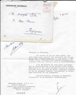 1960 TOULOUSE - ARTHUR CONTE DEPUTE PYRENEES ORIENTALES - ASSEMBLEE NATIONALE - POUR ADOLPHE CEBRE A PERPIGNAN - Other & Unclassified