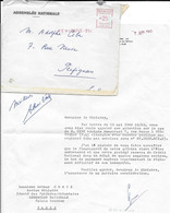 1960 TOULOUSE - ARTHUR CONTE DEPUTE PYRENEES ORIENTALES - ASSEMBLEE NATIONALE - POUR ADOLPHE CEBRE A PERPIGNAN - Otros & Sin Clasificación