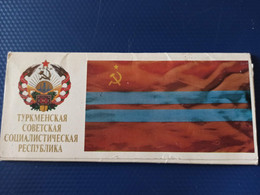 Russian Asia. Turkmenistan. - 8 Postcards Lot - 1980s - Turkmenistán