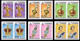 MALDIVE ISLANDS 1978 Coronation B IMPERF.PAIRS:6 - Maldives (1965-...)