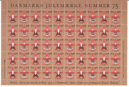 Denmark; Christmas Seals. Full Sheet 1982/78   MNH** - Full Sheets & Multiples