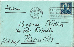 LCTN 67ETR- ETATS UNIS LETTRE HONOLULU / VERSAILLES 1925 - Hawaii