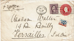 LCTN 67ETR- ETATS UNIS LETTRE HONOLULU / VERSAILLES 1925 - Hawaï