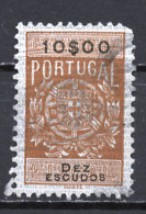 Portugal Fiscal 1878  Y&T N°TF(2) - Michel N°SM(?) (o) - 10csrevenu Blason - Gebraucht