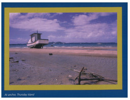 (HH 26) Australia - QLD - Thursday Island - Boat At Low Tide & Anchor - Non Classés