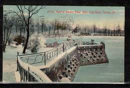 101X * ILLINOIS * PEORIA * FORT IN WINTER TIME * GLEN OAK PARK **!! - Peoria