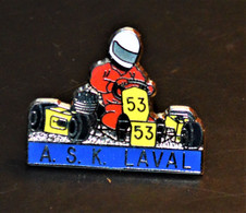 Rare Pin's ASK Karting Laval - Car Racing - F1