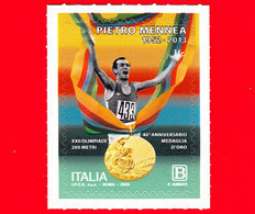 Nuovo - MNH - ITALIA - 2020 - 40 Anni Della Medaglia D’oro Di Pietro Mennea (1952 -2013) - B - 2011-20: Mint/hinged