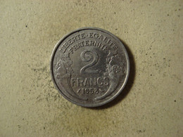 MONNAIE FRANCE 2 FRANCS 1958 MORLON - 2 Francs