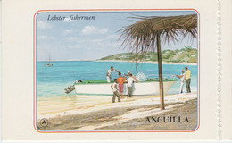 Anguilla 1981 - The Royal Wedding - Lobster Fishing - Booklet Mi 4x 442 Ya, 4x 444 Y A ** MNH - Anguilla (1968-...)