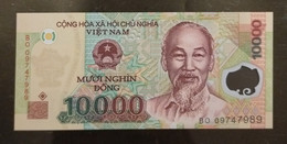 Vietnam Viet Nam 10,000 10000 Dong UNC Polymer Banknote Note / Billet 2009 - Pick# 119 - Viêt-Nam