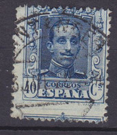 Spain 1923 Mi. 292 A 40c. Alfons XIII. Stamp ERROR Variety Misplaced Print (2 Scans) - Variedades & Curiosidades