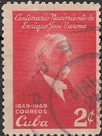 1950 Birth Centenary Of Varona (writer) - 2c - E. J. Varona FU - Gebraucht