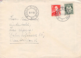 NORWAY - LETTER 1959 RYGGE STASJON > LINDETHAL/GDR  //G180 - Briefe U. Dokumente