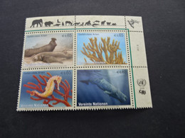 K46659 -  Set In Bloc   MNH Vereinte Nationen 2008 - MI. 526-529 -  Gefahrdete Arten - Marine Life