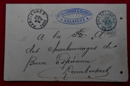 CPA 1889 Correspondance Entre Les Laminoirs De Châtelet Et La SA Des Charbonnages De Bonne Espérance - Sonstige & Ohne Zuordnung