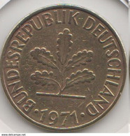 1971 -  GERMANIA - MONETA DEL VALORE DI 10 PFENNIG  - USATA - - 20 Pfennig