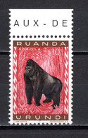 RUANDA-URUNDI   N° 205   NEUF SANS CHARNIERE   COTE 0.15€   SINGE ANIMAUX - Ongebruikt