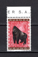 RUANDA-URUNDI   N° 205   NEUF SANS CHARNIERE   COTE 0.15€   SINGE ANIMAUX - Ongebruikt