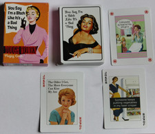Jeu De 54 Cartes Original Pour Adulte Tough Women Piatnik Vienne Femmes Sexisme - 54 Cards