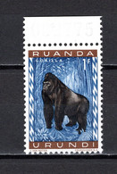 RUANDA-URUNDI   N° 209    NEUF SANS CHARNIERE   COTE 0.15€   SINGE ANIMAUX - Ongebruikt