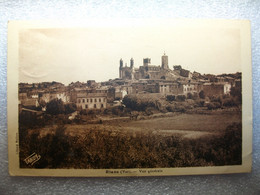 Carte Postale Rians (83) Vue Générale (Petit Format Noir Et Blanc Oblitérée 1936 Timbre 20 Centimes ) - Rians