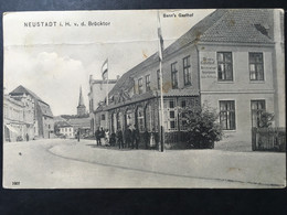 DEUTSCHLAND, GERMANY, .....” Neustadt I. H. V. D. Brucktor “.....Benn’s Gasthof - Neustadt