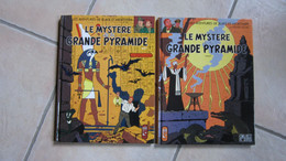 BLAKE ET MORTIMER  LE MYSTERE DE LA GRANDE PYRAMIDE T1 ET T2         JACOBS EDITION BLAKE ET MORTIMER N°4 ET 5 - Blake & Mortimer