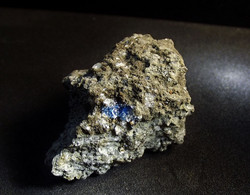 Hauyne In Matrix ( 3 X 3 X 2.5 Cm ) In Den Dellen  -  Mendig - Eifel - Germany - Minerals