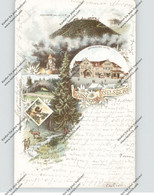 0-6083 BROTTERODE, Gruß Vom Großen Inselsberg, Lithographie 1898, Gothaisches Hotel, Thorstein, Zwerg... - Schmalkalden