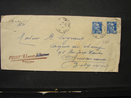 LetDoc. 552. Lettre, Marianne De Gandon, 2 X 15F  Y&T N°886.  Oblitération Nice 9-4-1955 - 1945-54 Marianne De Gandon