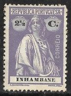 Inhambane – 1914 Ceres Type 2 1/2 Centavos Mint Stamp - Inhambane