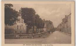 DEPT 79 : édit. Flor Marceau Carrière N° 639 : Brioux Sur Boutonne La Grand'Rue - Brioux Sur Boutonne