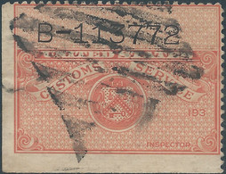 Stati Uniti D'america,United States,U.S.A,Revenue Stamp CUSTOMS SERVICE ,Used - Oficial