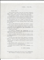 1919 CHAMBERY - COMITE NATIONAL AU MAIRE - COMITE DU MONUMENT: AUX INSTITUTEUR FRANCAIS - Documenti