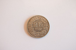 2 Francs Argent   1907 Assez Rare  SUISSE - Suiza