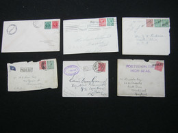 SCHIFFSPOST , 6 Belege, 1 Front Only - Lettres & Documents
