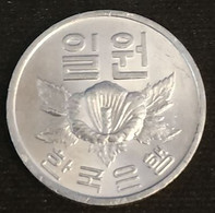 COREE DU SUD - SOUTH KOREA - 1 WON 1979 - Fleur D'hibiscus Syriacus - KM 4a - Korea, South