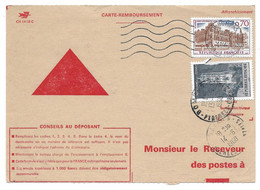 1968 BOMPAS - CARTE REMBOURSEMENT - ATELIER DE LA CIGOGNE - VALS A BAIXAS - RETOUR A L ENVOYEUR - Other & Unclassified