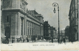 SWITZERLAND Ca. 1900, Superb Mint Postcard GENEVA, Switzerland The Post Office - Poste & Postini