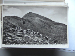 Wales Snowdon On The First Stage Of P.Y.G. Track - Unknown County