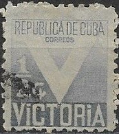 1942 Obligatory Tax. Red Cross Fund - 1/2c Victory FU - Beneficenza