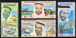 Emirats Arabes Emirates 1991 Cheik Rachid Bin Sayed Al Maktoum Boeing 737, Dubai, Airport, Harbour, Communications - Aerei