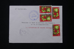 POLYNÉSIE - Enveloppe De Mataura -Tubuai Pour Le CSO De Mataura En 1983, Affranchissement Fruits  - L 87947 - Cartas & Documentos