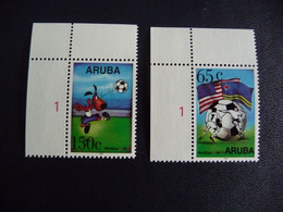 (va)  Aruba 1994 Voetbal Championships, Voetbal  MNH** Postfris - Curaçao, Antilles Neérlandaises, Aruba