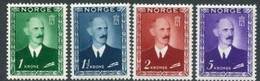 NORWAY 1946 King Haakon VII Set Complete MNH / **.  Michel 315-18 - Ungebraucht