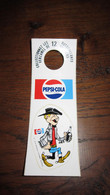 LUCKY LUKE  AUTOCOLLANT BILLY THE KID  Publicitaire PEPSI  MORRIS - Lucky Luke