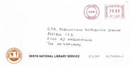 Kenya 2005 Thika Meter Pitney Bowes-GB “6300” PB176 National Library EMA Cover - Kenya (1963-...)