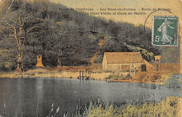 Vaux De Cernay          78         Buste De Pelouse. .Etang Du Moulin.      Colorisée Et Toilée     ( Voir Scan) - Vaux De Cernay